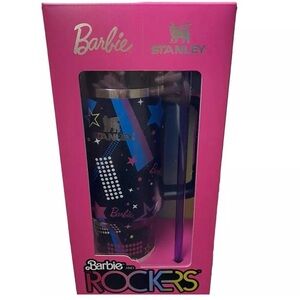 Stanley✨🖤🩷Barbie and Rockers Tumbler with Stars